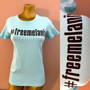 SALE!  FREE MELANIA Tee Shirt Size Small AS-IS